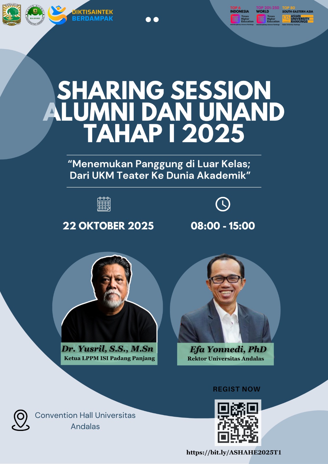 Kisah Inspiratif Motivasi Alumni Universitas Andalas Bapak Dr. Yusril, S.S., M.Sn